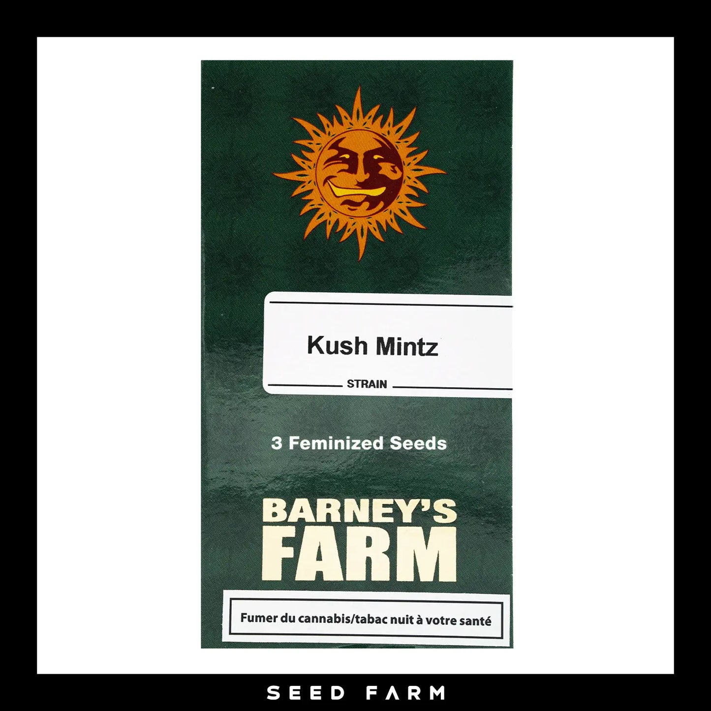 Barneys Farm Kush Mintz feminisierte Cannabis Samen, 3 Stück, Vorderansicht