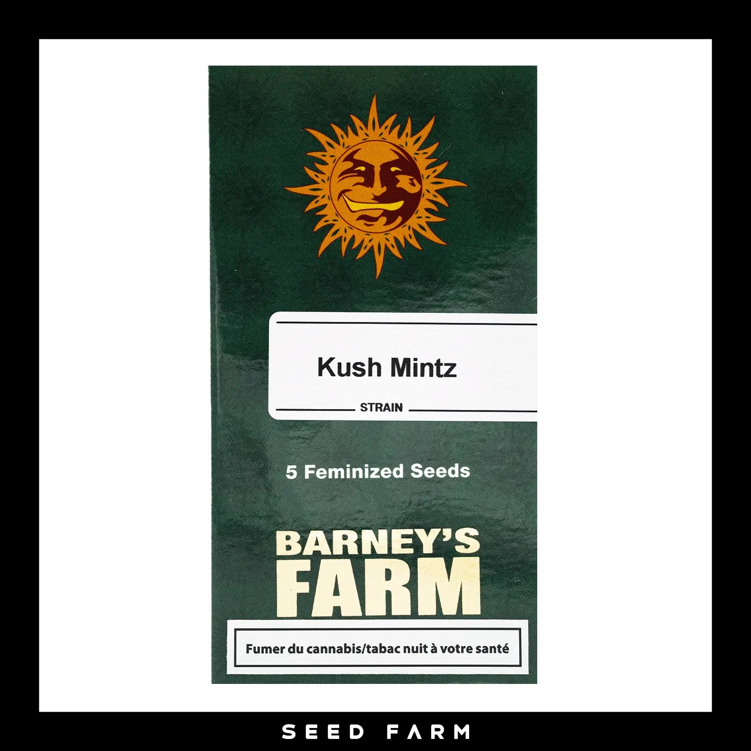 Barneys Farm Kush Mintz feminisierte Cannabis Samen, 5 Stück, Vorderansicht