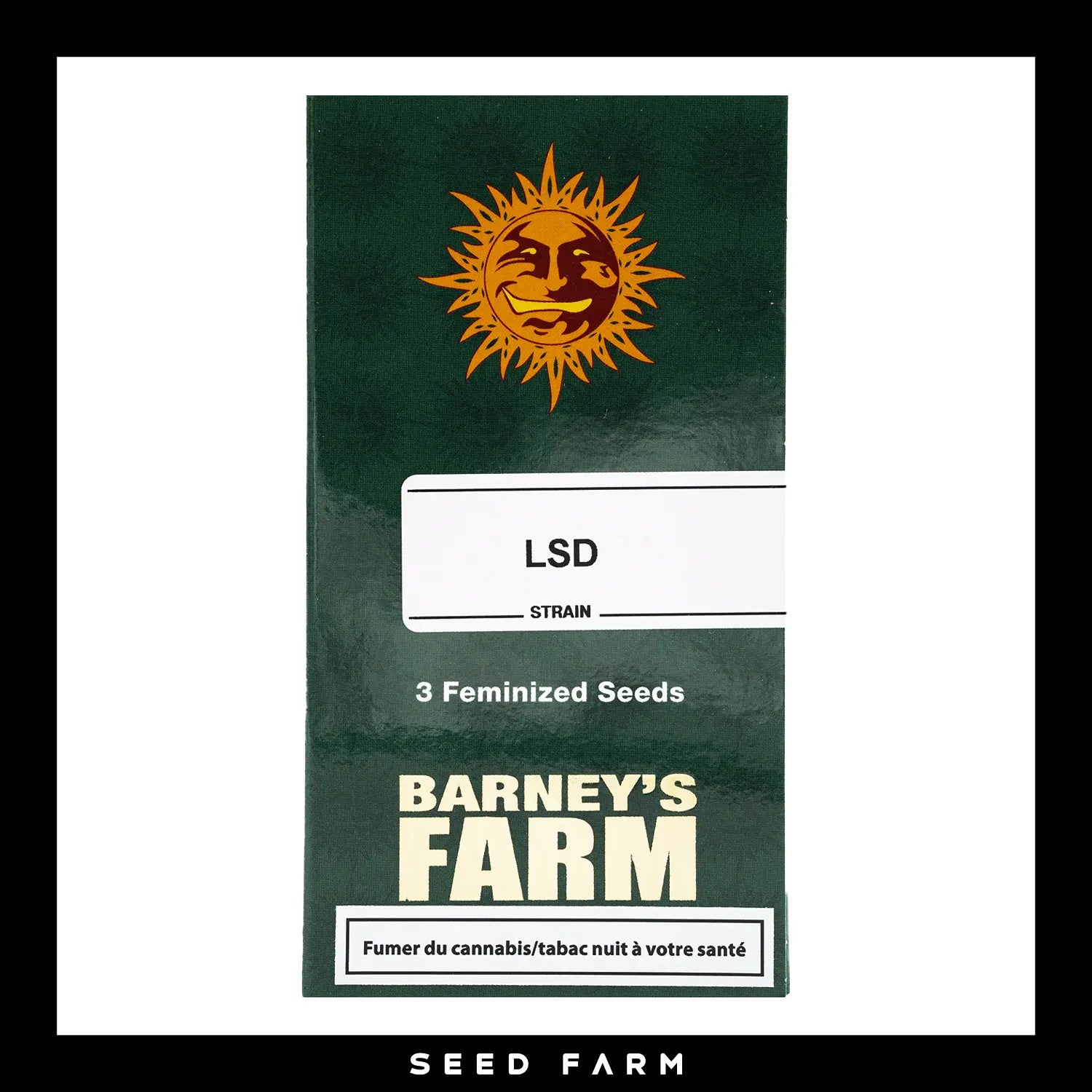 Barneys Farm LSD feminisierte Cannabis Samen, 3 Stück, Vorderansicht