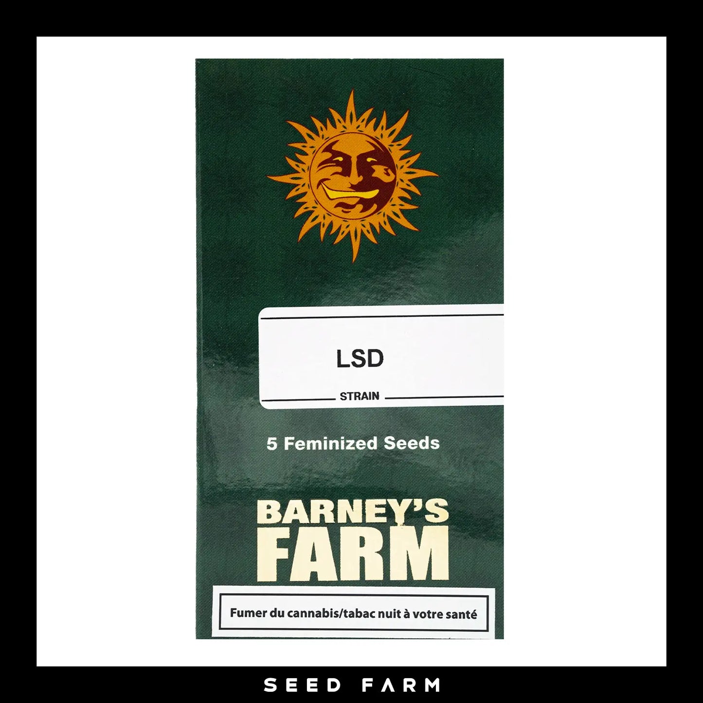 Barneys Farm LSD feminisierte Cannabis Samen, 5 Stück, Vorderansicht
