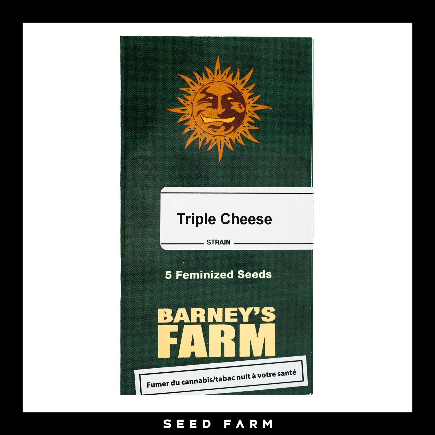 Barneys Farm Triple Cheese feminisierte Cannabis Samen, 5 Stück, Vorderansicht