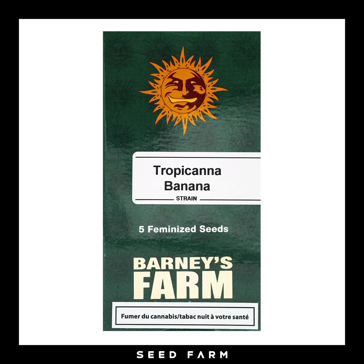 Barneys Farm Tropicanna Banana feminisierte Cannabis Samen, 5 Stück, Vorderansicht