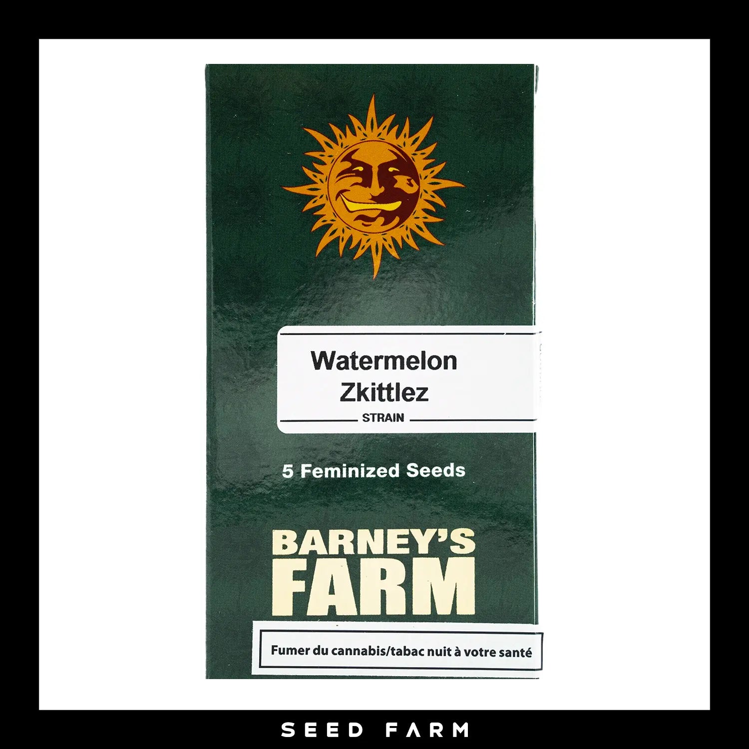 Barneys Farm Watermelon Skittlez feminisierte Cannabis Samen, 5 Stück, Vorderansicht