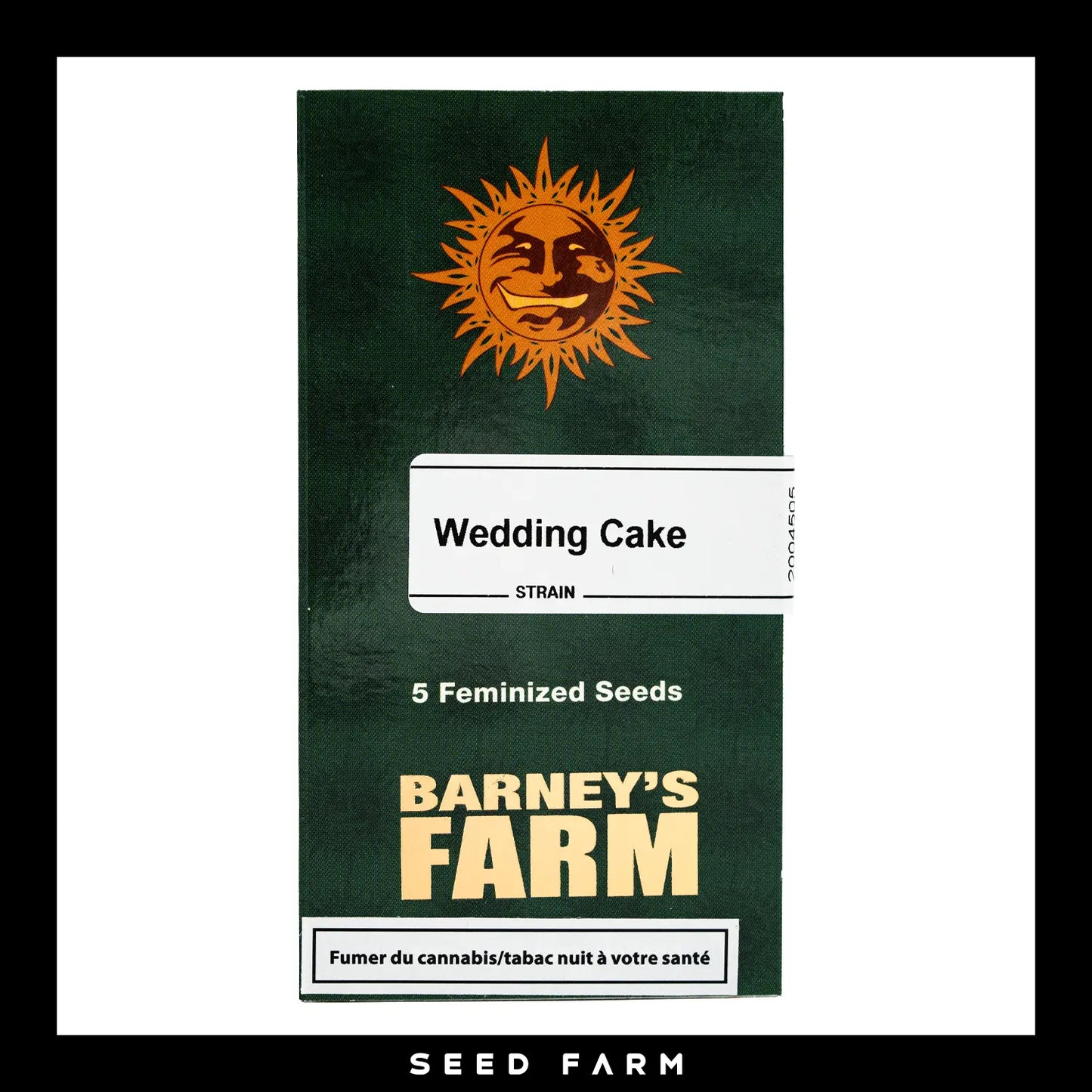 Barneys Farm Wedding Cake feminisierte Cannabis Samen, 5 Stück, Vorderansicht