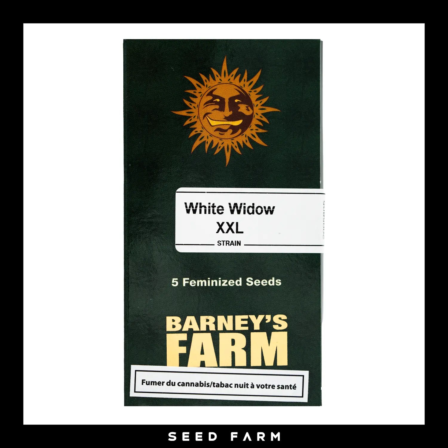 Barneys Farm White Widow XXL feminisierte Cannabis Samen, 5 Stück, Vorderansicht