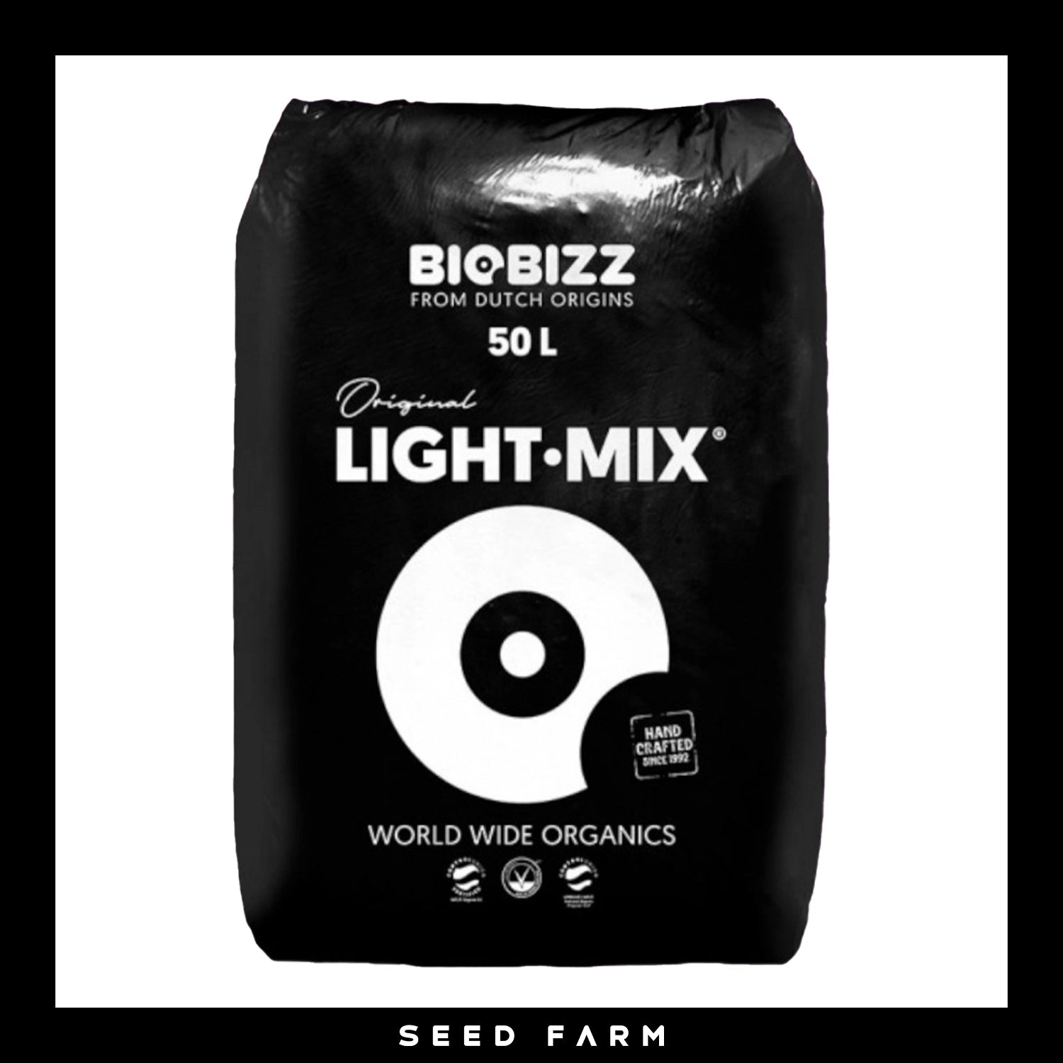 Biobizz, Light Mix, 50l Sack, Vorderansicht