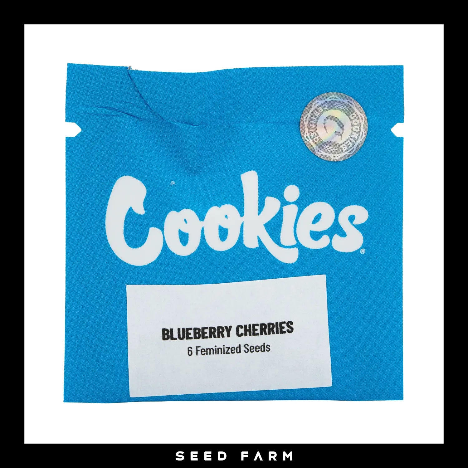 Cookies, Blueberry Cherries, feminisierte Cannabis Samen, 6 Stück, Vorderansicht