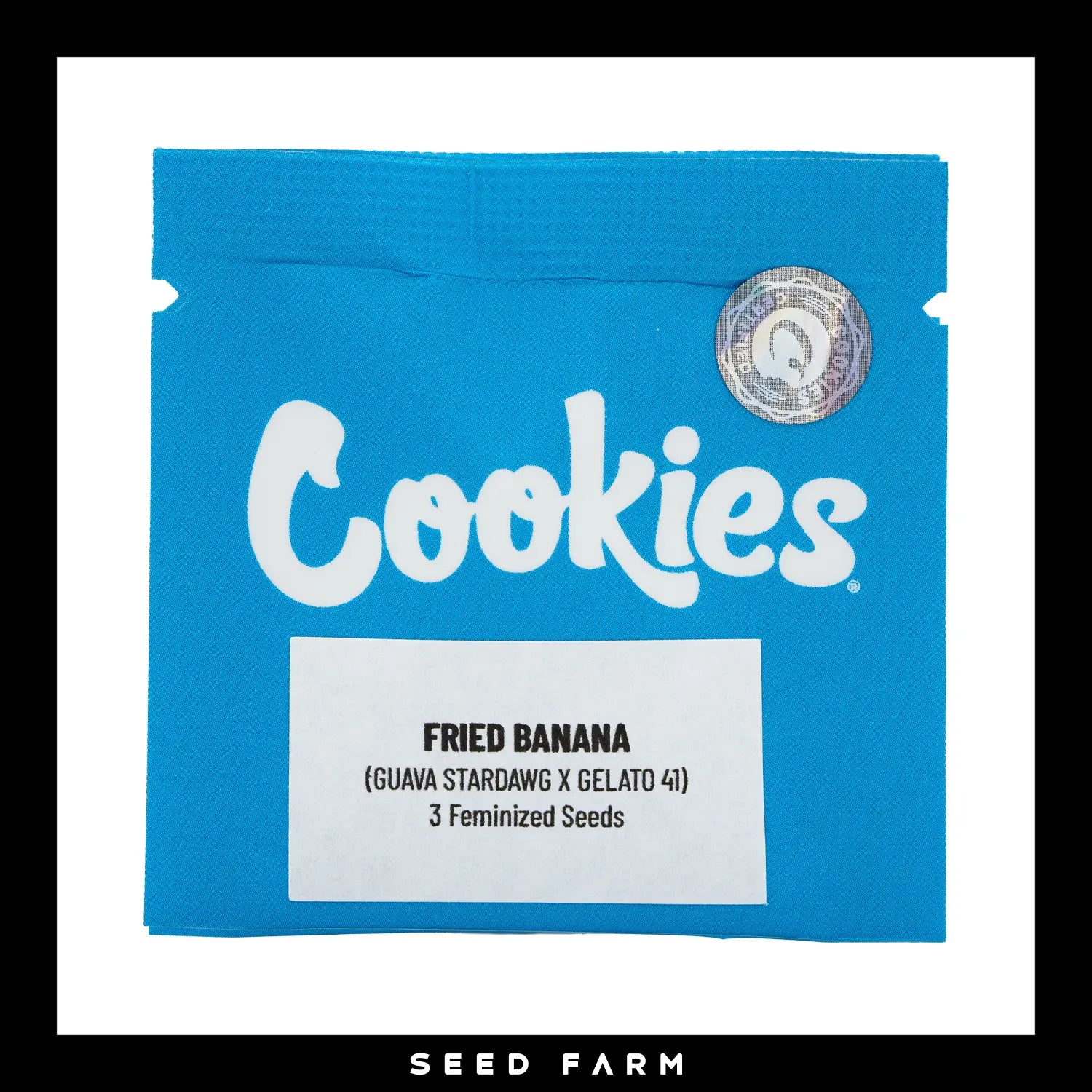 Cookies, Fried Banana, feminisierte Cannabis Samen, 3 Stück, Vorderansicht