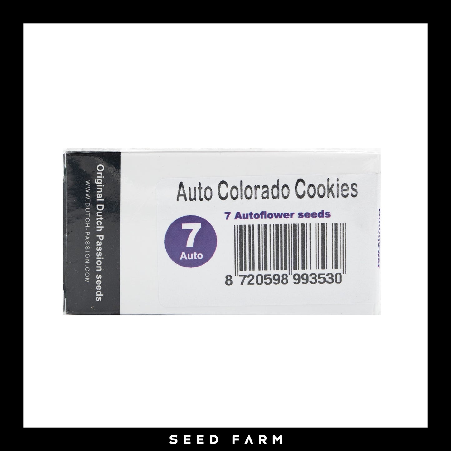 Dutch Passion, Colorado Cookies, automatische Cannabis Samen, 7 Stück, Vorderansicht
