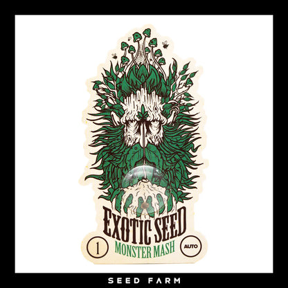 Exotic Seed Monster Mash, automatic Cannabis Samen, Vorderansicht