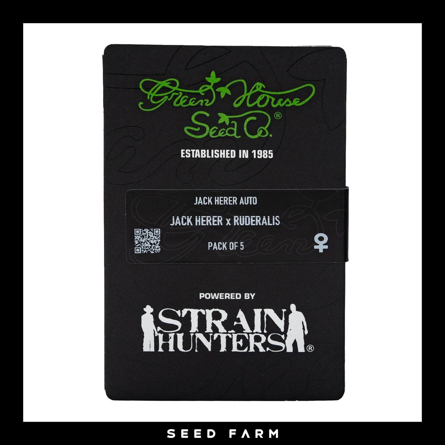 Green House Seeds, Jack Herer, automatische Cannabis Samen, 5 Stück, Vorderansicht