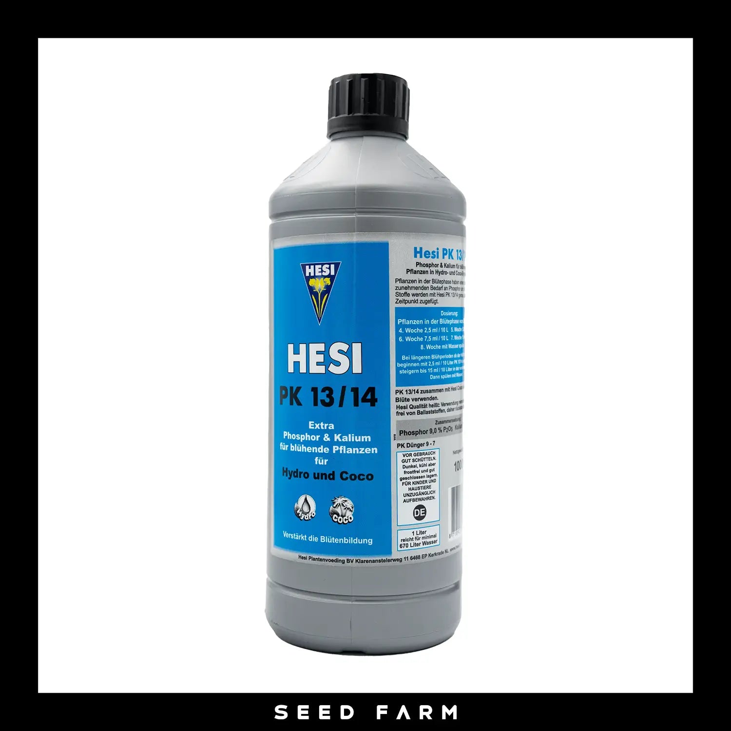 Hesi, PK13/14, 1 Liter, Vorderansicht