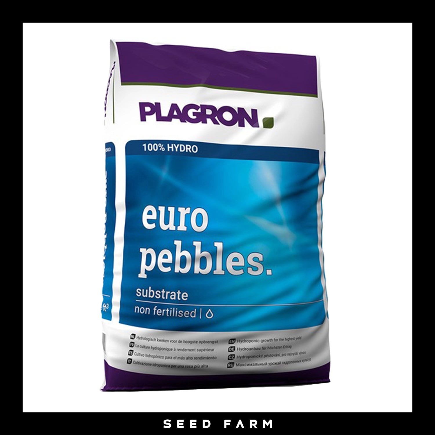 Plagron, Euro Pebbles, 45l Sack, Vorderansicht