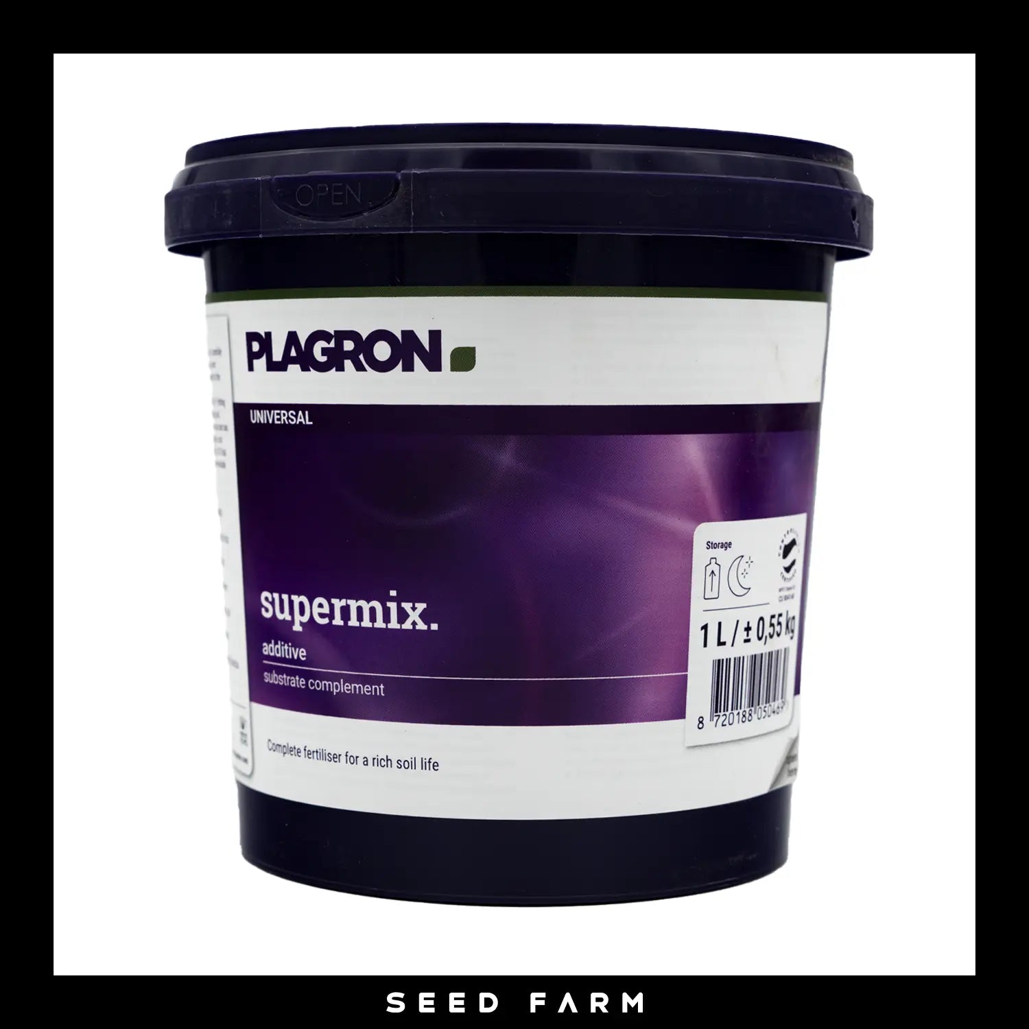Plagron Supermix, biologischer Volldünger, Verpackung