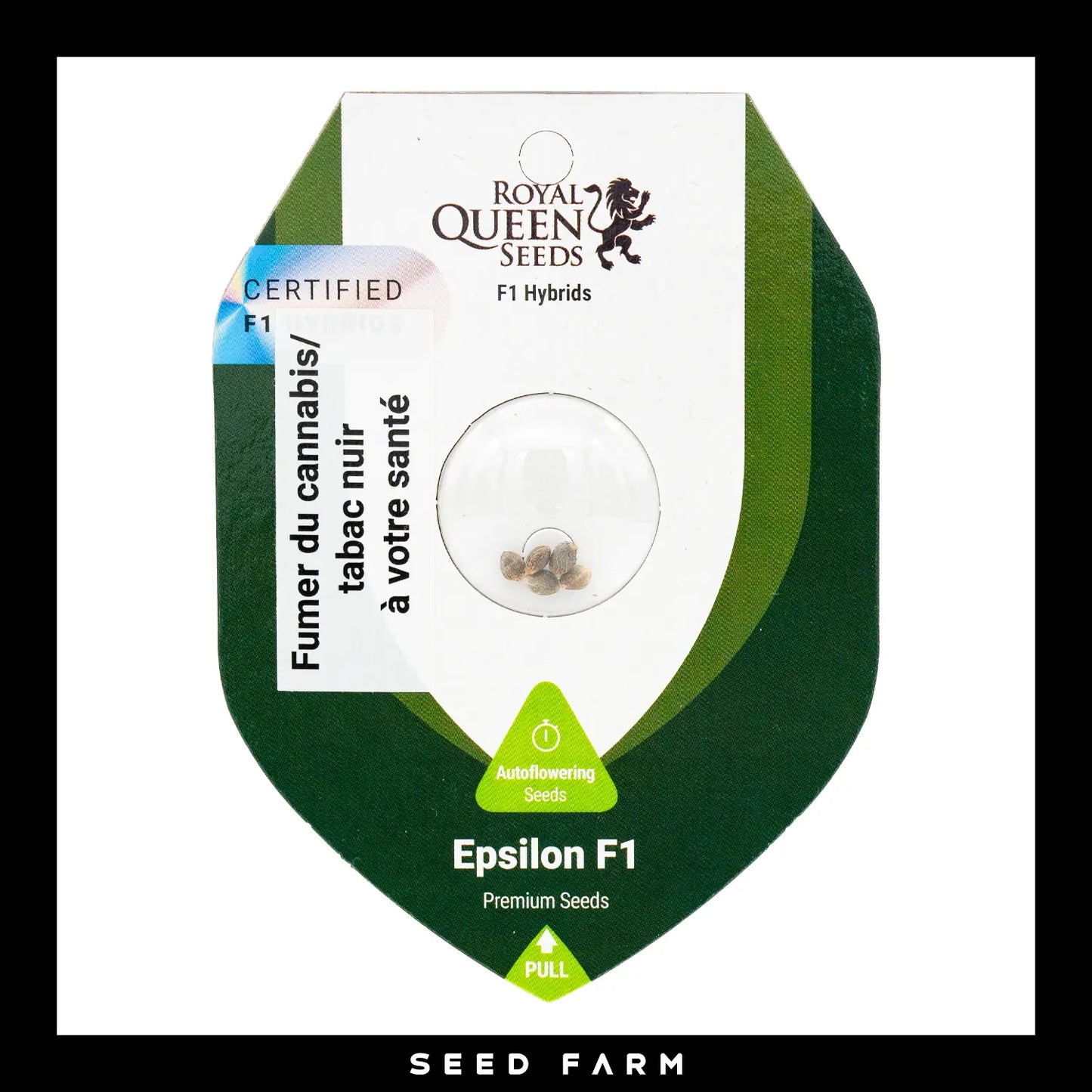 Royal Queen Seeds, Epsilon F1, automatische Cannabis Samen, 5 Stück, Vorderansicht