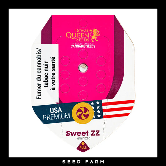 Royal Queen Seeds Sweet ZZ, feminisierte Cannabis Samen, Vorderansicht